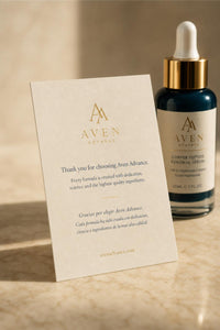 Aven Advance thank you card