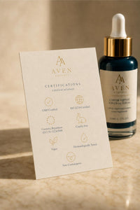 Aven Advance certifications card
